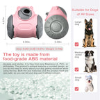 Interactive Dog Puzzle Toy – Treat-Dispensing Slow Feeder & Tumbler for Small & Medium Dogs