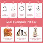 Interactive Dog Puzzle Toy – Treat-Dispensing Slow Feeder & Tumbler for Small & Medium Dogs