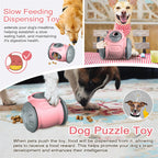 Interactive Dog Puzzle Toy – Treat-Dispensing Slow Feeder & Tumbler for Small & Medium Dogs