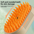 3-in-1 Cat Steam Brush – Electric Steamy Grooming & Deshedding Brush for Cats (USB Rechargeable)