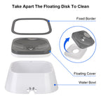 No-Spill Dog Water Bowl – Anti-Splash Floating Bowl for Dogs & Cats, Mess-Free 1.5L (Home & Car)