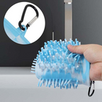 2-in-1 Dog Paw Cleaner Cup – Portable Silicone Paw Washer & Bath Brush for Muddy Paws